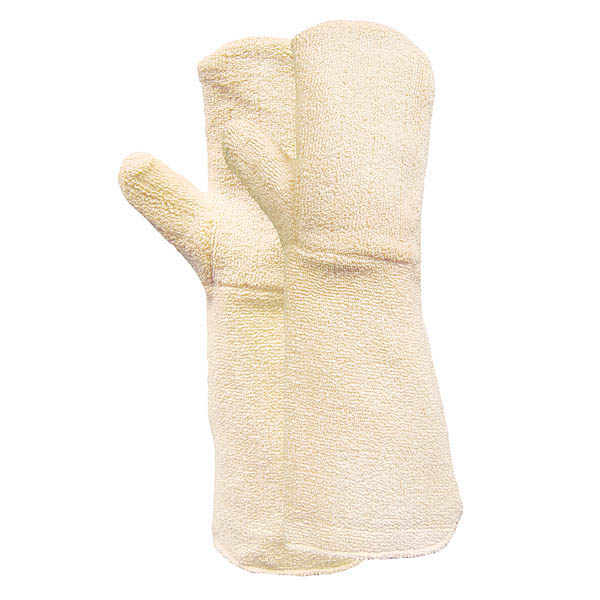 Wells Lamont M937HRL Jomac® Terry Cloth Heat Resistant Kitchen Mitts w/ Gauntlet Cuffs